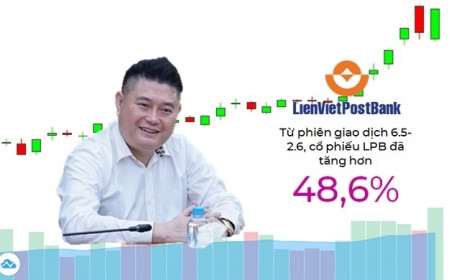 LPB tăng hơn 48% kể từ khi bầu Thụy giữ chức Phó Chủ tịch