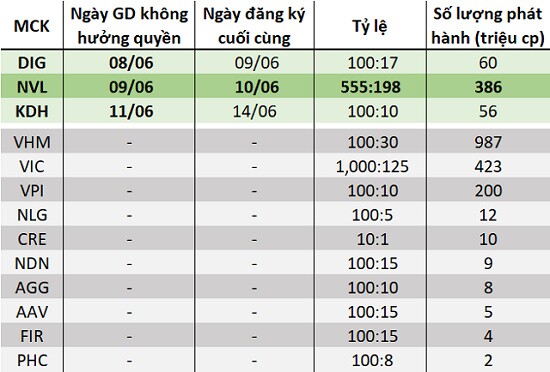 Giải mã “cơn mưa” cổ tức bằng cổ phiếu từ doanh nghiệp bất động sản
