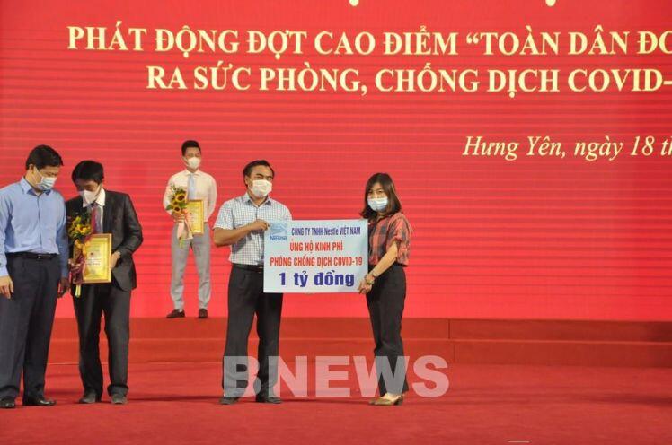Nestlé Việt Nam ủng hộ ủng hộ 4 tỷ đồng vào Quỹ vaccine phòng COVID-19