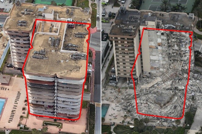Vì sao chung cư 12 tầng tại Mỹ bất ngờ đổ sập?