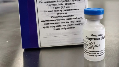 Nga lưu hành vaccine Sputnik-Light ngừa COVID-19, chỉ cần tiêm một liều
