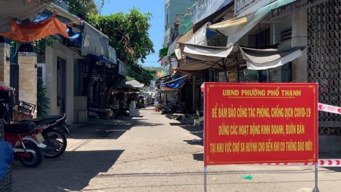 Thành phố Quảng Ngãi thực hiện giãn cách xã hội từ hôm nay