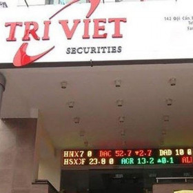 Công ty chứng khoán Trí Việt loại 5 mã cổ phiếu ra danh mục chứng khoán giao dịch ký quỹ