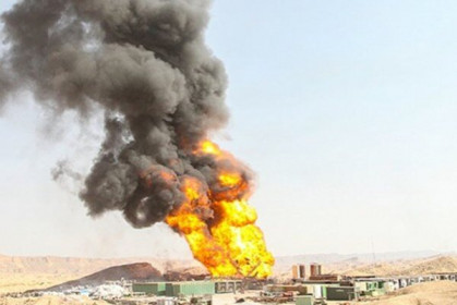 Nổ đường ống dẫn dầu tại Iran