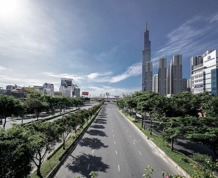 Thành phố Hồ Chi Minh “trống rỗng” trong đại dịch Covid-19