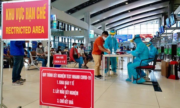 Cung cấp dịch vụ xét nghiệm nhanh Covid-19 tại sân bay Tân Sơn Nhất, Nội Bài
