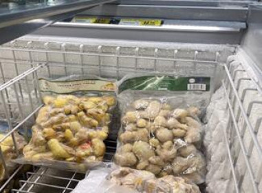 Gừng đông lạnh Việt sang Úc bán hơn 226.000 đồng/kg