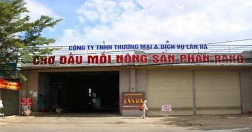 Ninh Thuận đóng cửa chợ nông sản lớn nhất tỉnh do liên quan 2 người mắc COVID-19