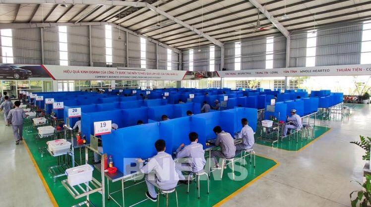 THACO Chu Lai lập khu lưu trú tại chỗ đảm bảo ổn định sản xuất của các nhà máy
