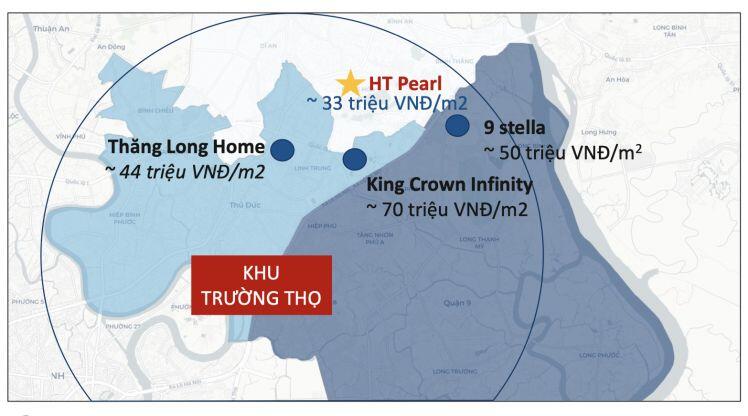 Căn hộ Thủ Đức tăng giá mạnh, xuất hiện “vùng trũng” giá chưa đến 40 triệu đồng