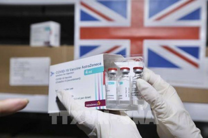 Việt Nam có thêm 415.000 liều vaccine AstraZeneca do Chính phủ Anh trao tặng