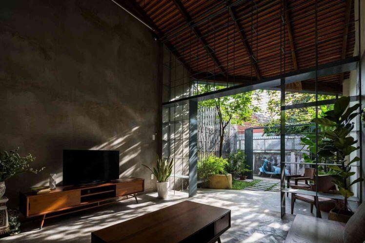 Độc đáo với nhà cấp 4 không cửa, dùng vườn để "bẫy" gió ở TP. Hồ Chí Minh