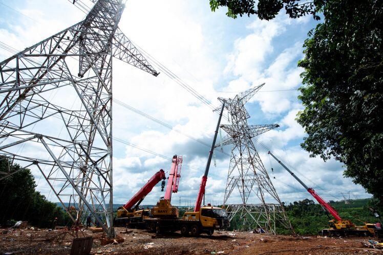 Trungnam Group đóng điện đường dây 500kV cho dự án điện gió lớn nhất Việt Nam