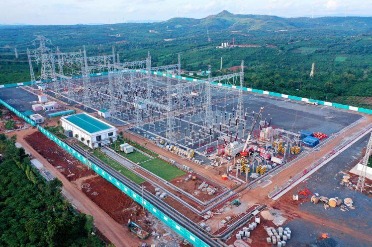 Trungnam Group đóng điện đường dây 500kV cho dự án điện gió lớn nhất Việt Nam