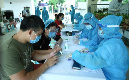 Trưa 16/8, Hà Nội thêm 25 ca Covid-19, trong đó 16 ca cộng đồng