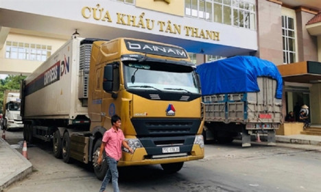 Cửa khẩu Tân Thanh, Lạng Sơn thông quan hàng hóa trở lại từ hôm nay