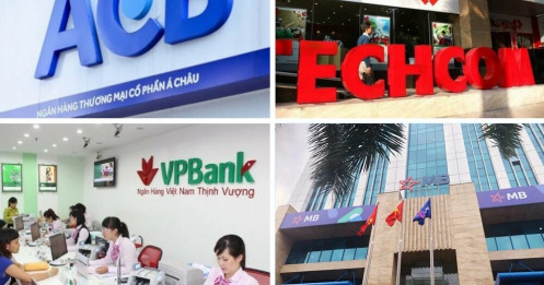 Cuộc rượt đuổi của “tứ mã” ngân hàng: Techcombank và VPBank thuộc nhóm "anh em Đông Âu" so kè