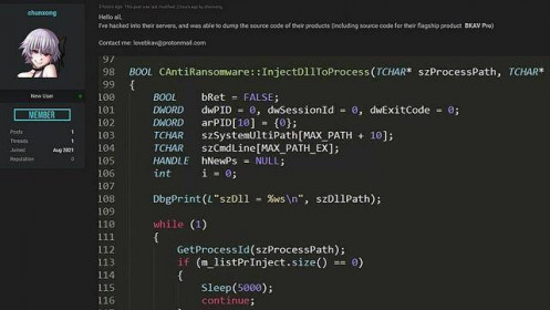 Hacker thông báo đã bán một phần dữ liệu của Bkav giá 60.000 USD