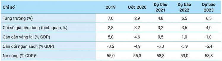 WB: Kinh tế Việt Nam có thể đạt tăng trưởng 4,8% năm 2021