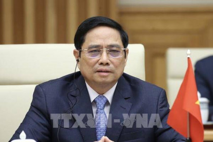 Thủ tướng Phạm Minh Chính hoan nghênh việc doanh nghiệp Việt Nam - Hoa Kỳ chủ động hợp tác sản xuất vaccine
