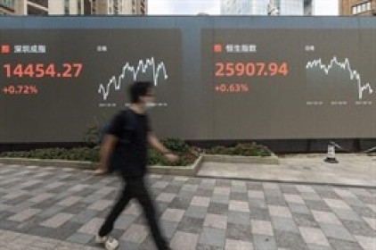 Cổ phiếu công nghệ Trung Quốc lại bị bán tháo