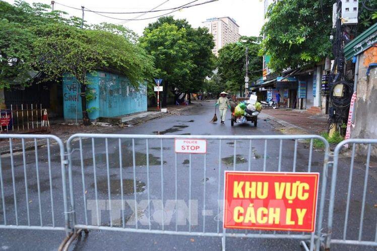Hà Nội phong tỏa khu dân cư số 9, phường Giáp Bát, quận Hoàng Mai
