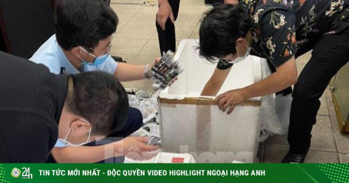 Hơn 1.500 hộp thuốc kháng virus từ Ấn Độ ''đội lốt'' thực phẩm về Nội Bài
