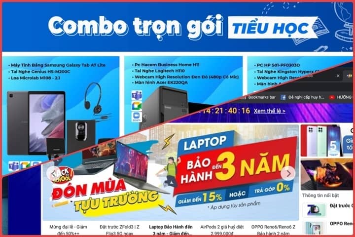 Phụ huynh nháo nhào mua cho con học online, thị trường máy tính lên cơn sốt
