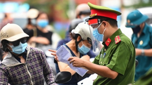 Hà Nội: Công an sẽ thẩm định, cấp giấy đi đường cho từng người dân