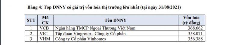 Tháng 8/2021, Thanh khoản thị trường cổ phiếu lập kỷ lục lịch sử, 37 doanh nghiệp đạt quy mô tỷ USD
