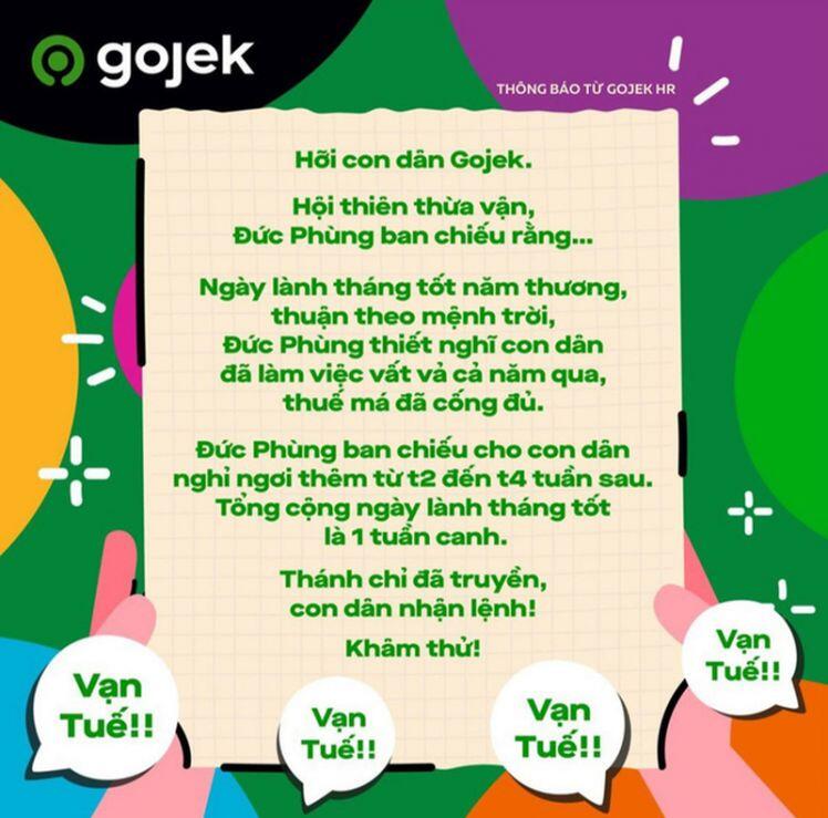 Lý lịch “khủng” CEO Gojek cho nhân viên nghỉ lễ một tuần, hưởng nguyên lương