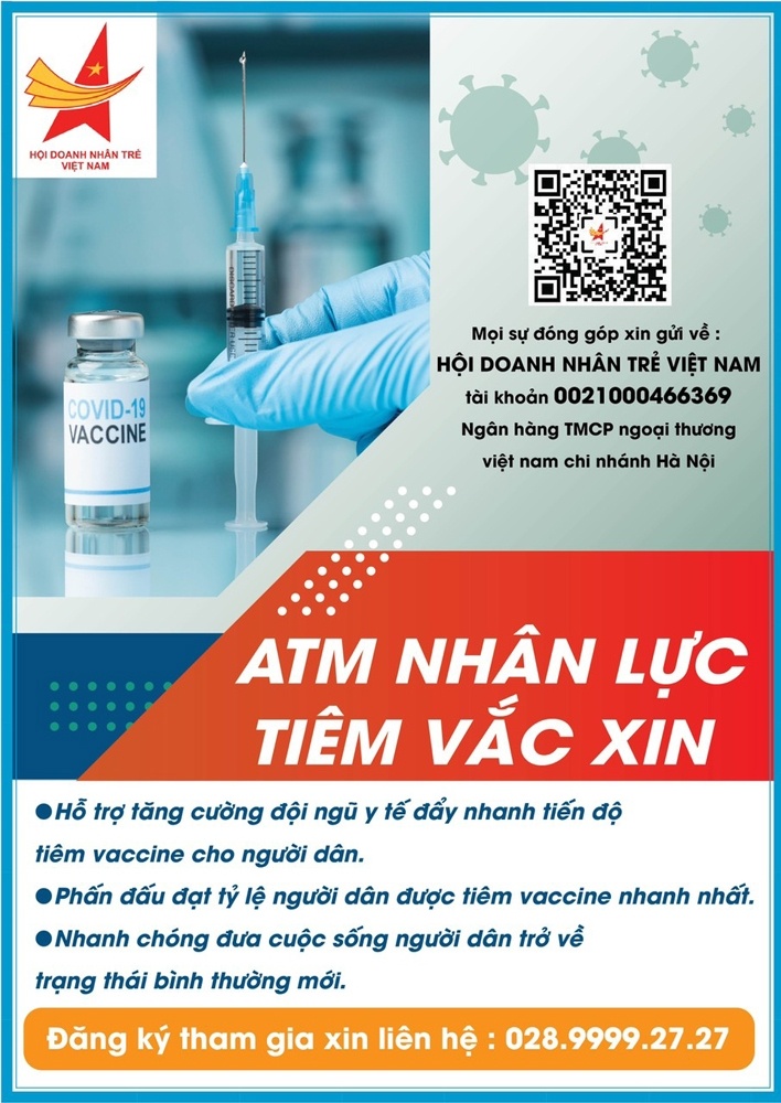 Thành phố Hồ Chí Minh: “ATM Nhân lực tiêm vaccine” chính thức đi vào hoạt động