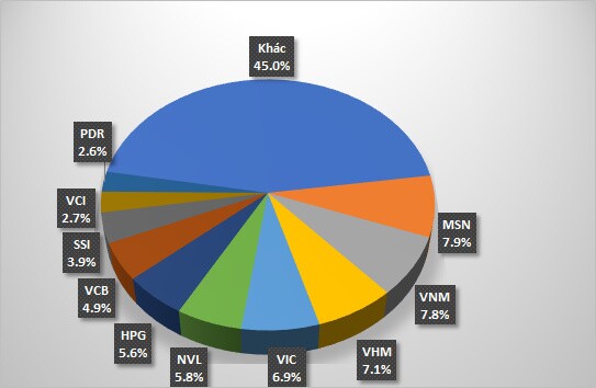 VNM ETF quay lại bán ròng cổ phiếu Việt Nam trước thềm review quý 3