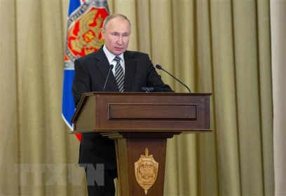 Ông Putin bỏ phiếu trực tuyến trong cuộc bầu cử Duma Quốc gia Nga