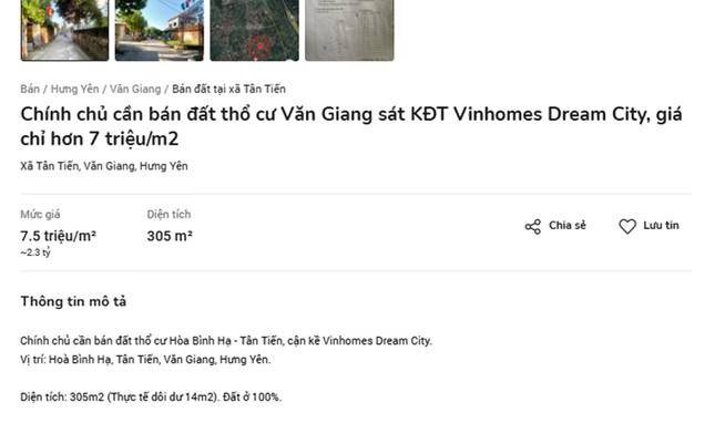 Lộ diện những khu vực ven Hà Nội giá đất ''xì hơi'' do dịch