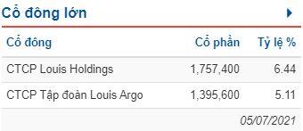 TGG liên tiếp giảm sàn, Louis Holdings đăng ký mua vào 2 triệu cp
