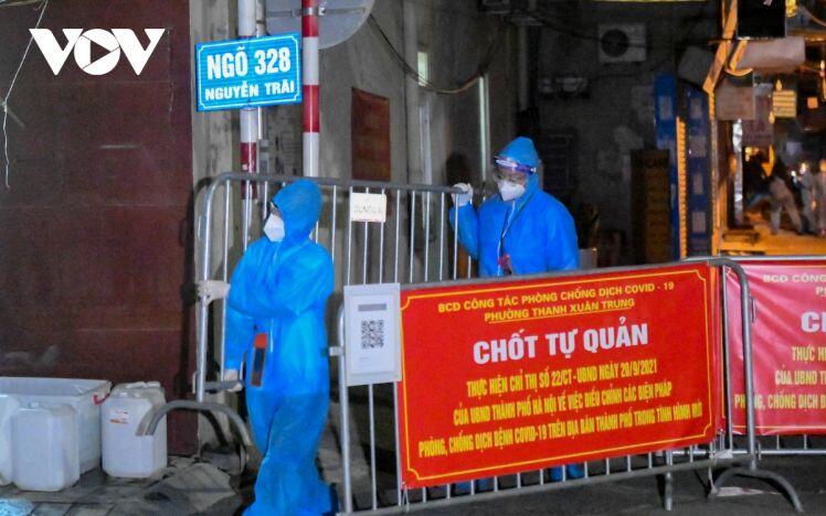 Hà Nội gỡ bỏ phong tỏa điểm nóng về dịch Covid-19 tại ngõ 328-330 đường Nguyễn Trãi