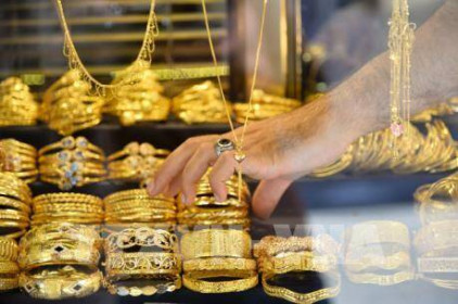 Chiều 11/10, giá vàng châu Á đi xuống