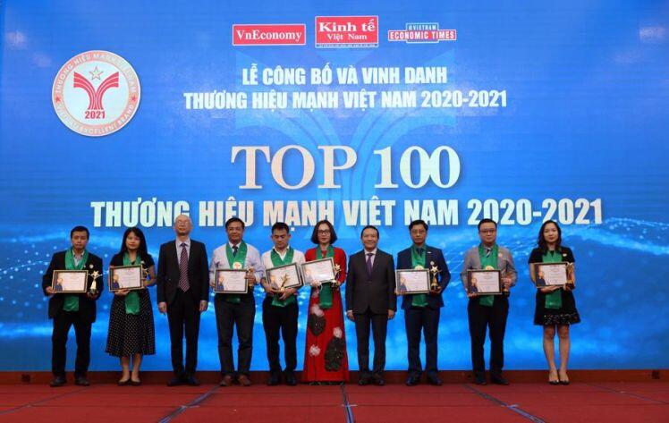 Top 10 và Top 100 Thương hiệu Mạnh Việt Nam năm 2020 - 2021