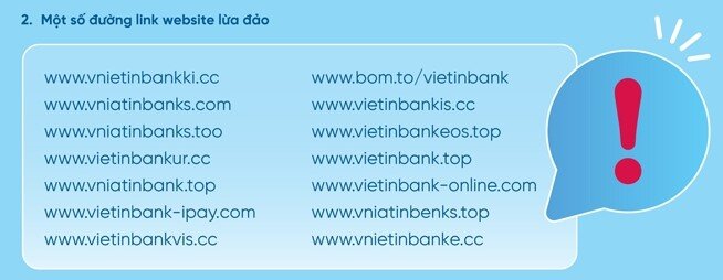 VietinBank cảnh báo những nguy cơ lừa đảo trong mùa dịch