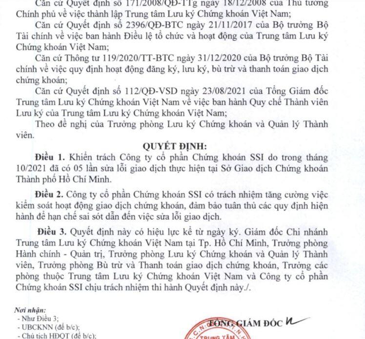 Nhiều công ty chứng khoán bị khiển trách vì lỗi giao dịch