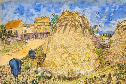 "Những đống lúa mì" của Vincent van Gogh được bán 35,9 triệu USD