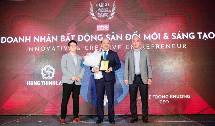 Hưng Thịnh Land được vinh danh Doanh nghiệp bất động sản xuất sắc 2021