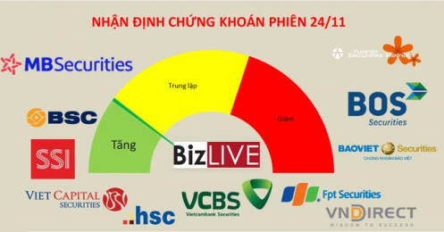 Nhận định chứng khoán 24/11: Thị trường vẫn còn tiếp tục sàng lọc