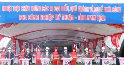 Nam Định khởi công khu Công nghiệp trị giá hơn 1.600 tỷ đồng