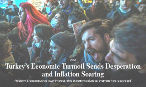 Cuộc khủng hoảng tiền tệ đè gánh nặng kinh tế lên người dân Thổ Nhĩ Kỳ