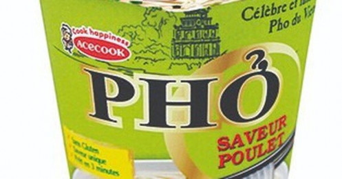 Acecook nói về việc thu hồi một số sản phẩm ăn liền ở Pháp
