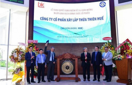 AFC Vietnam Fund trở thành cổ đông lớn tại Xây lắp Thừa Thiên Huế (HUB)