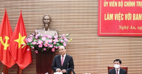 Chủ tịch nước: 'Nghệ An cần tận dụng lợi thế riêng để tạo kỳ tích Sông Lam'