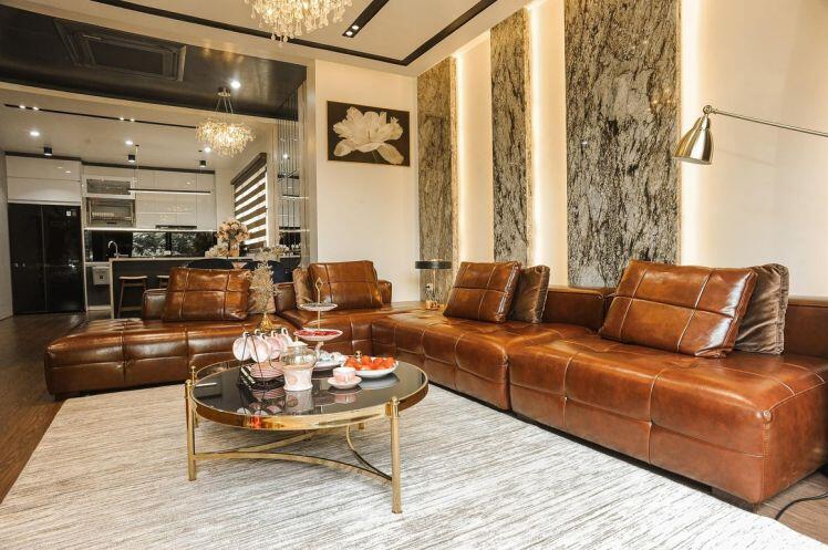 Biệt thự Hà Nội lạ với thiết kế mỗi tầng như một căn hộ chung cư biệt lập